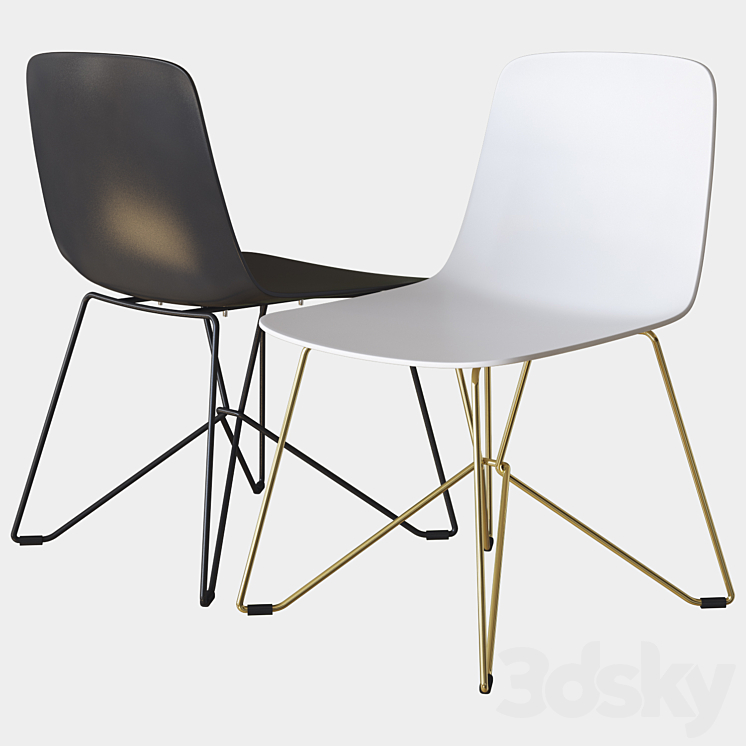 vela chair calligaris Chair 3D model