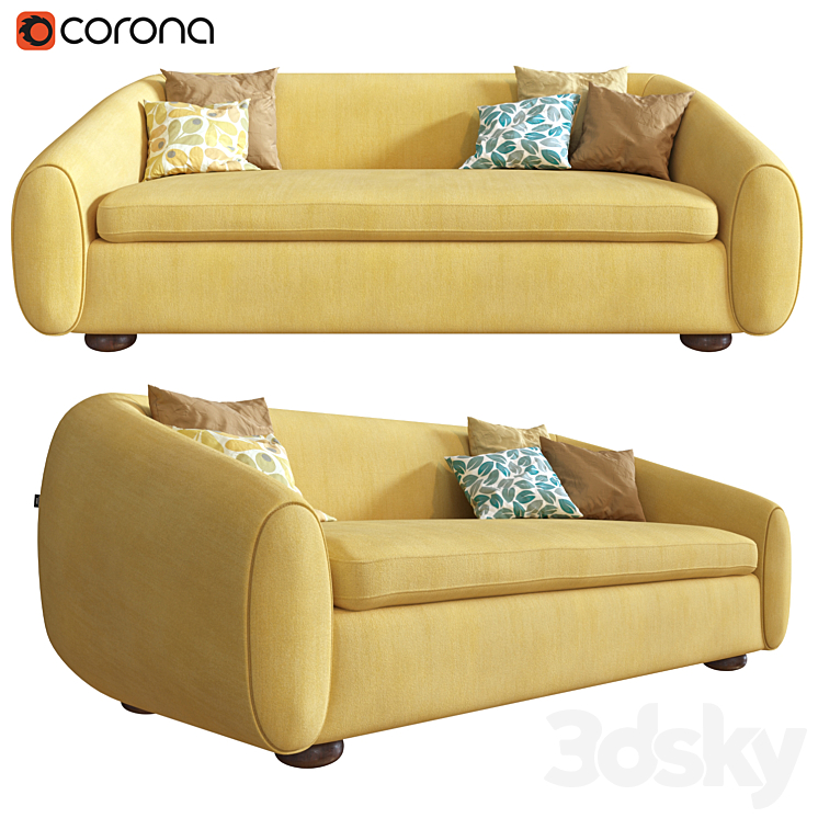 Yoji Sofa Urban Outfitters Sofa 3D model