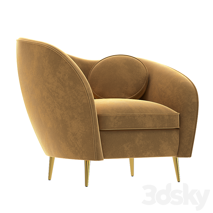 Kooper Accent Armchair Arm chair 3D model
