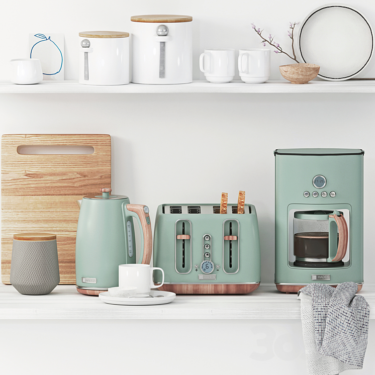 Haden set Kitchen appliance 3D model
