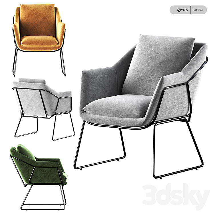 Elle decor deals odile accent chair