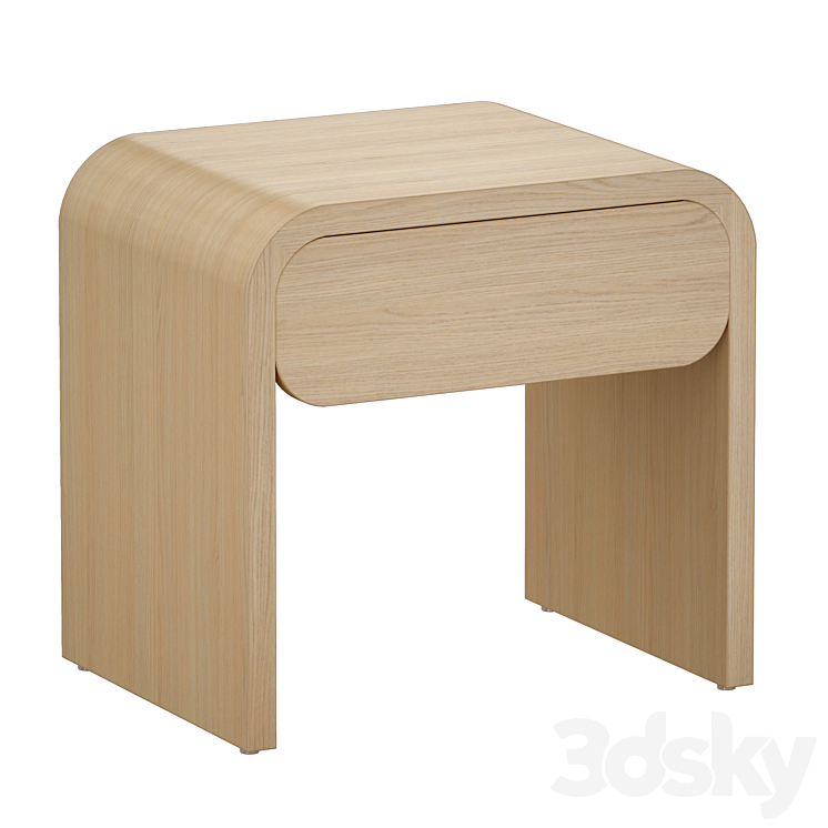 Crate and barrel floating nightstand top