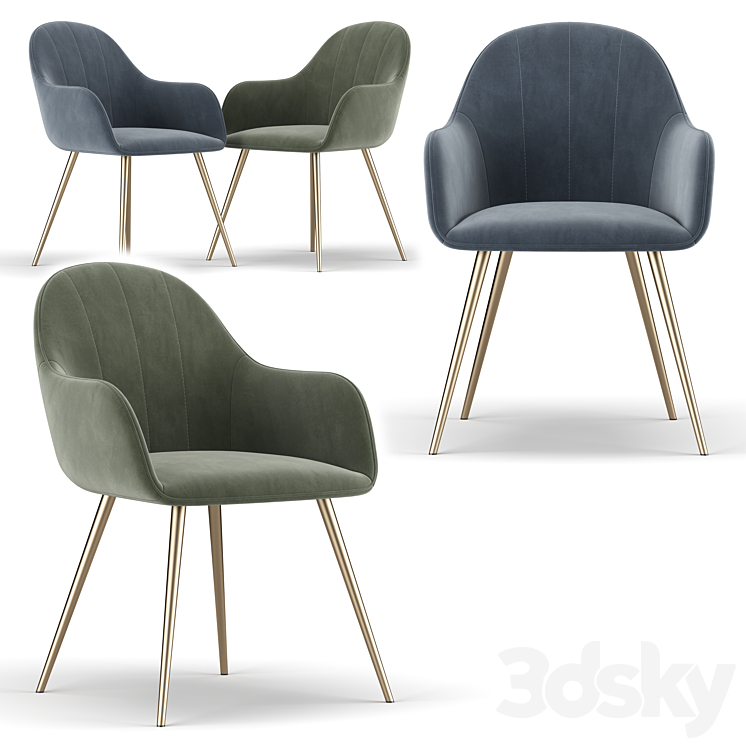 Amsterdam upholstered best sale dining chair