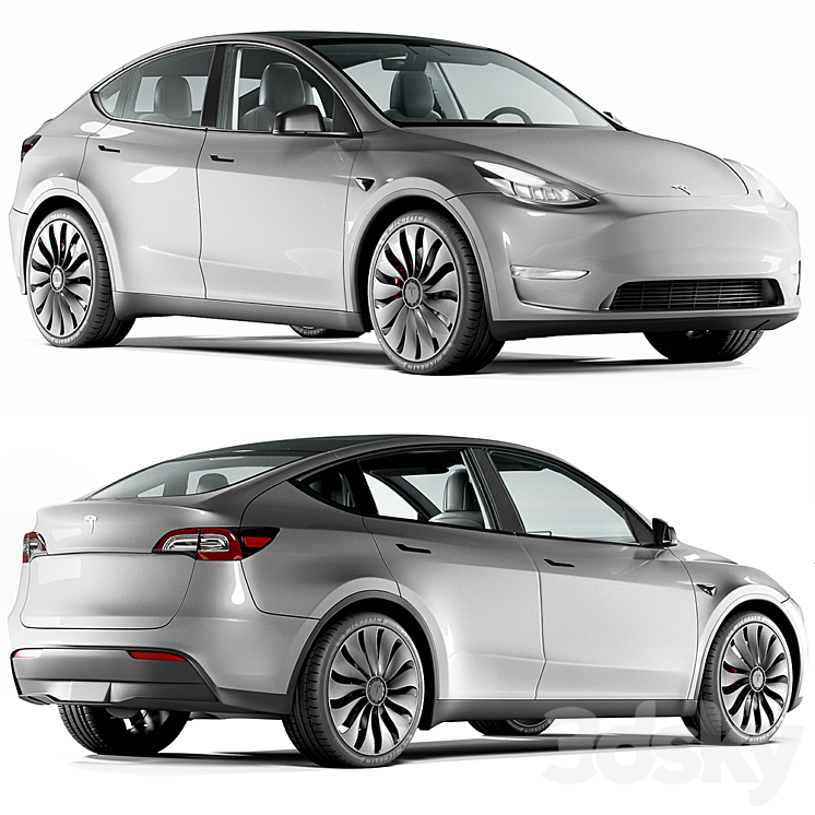Tesla Model Y Transport 3D model