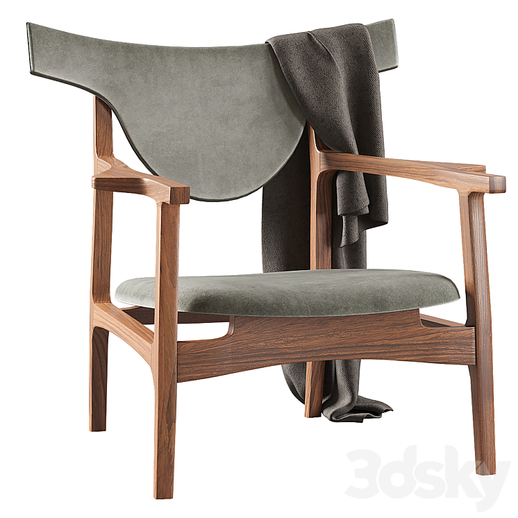Taurus Chair CB2 - Arm chair - 3D model