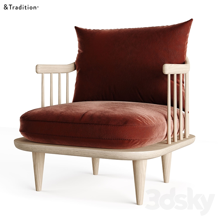 Tradition Fly SC10 Lounge Chair by Space Copenhagen Arm
