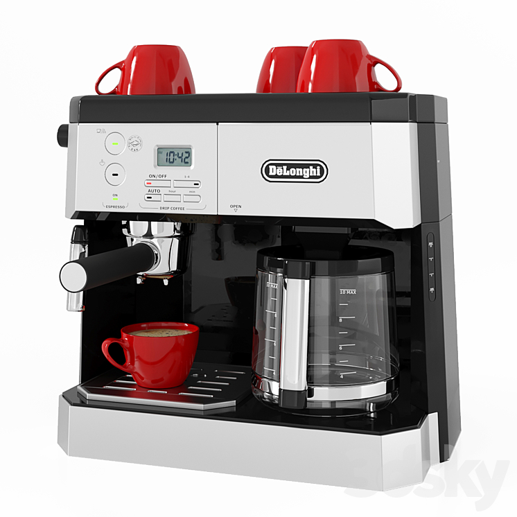 DeLonghi BCO430 coffee machine Kitchen appliance 3D model