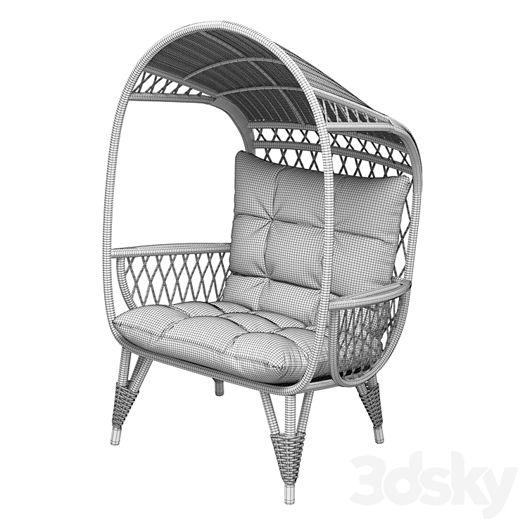 Molly outdoor shop standing basket chair