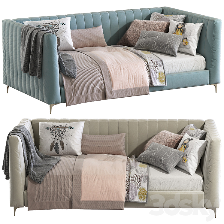 Avalon channel stitch sales upholstered bed