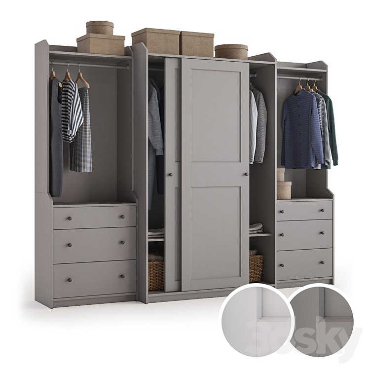 Ikea shop hauga wardrobe