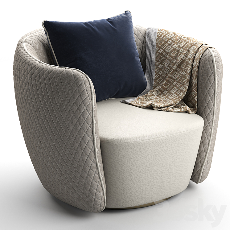 Charlotte Armchair UnlimitedFurnitureGroup Arm chair 3D model