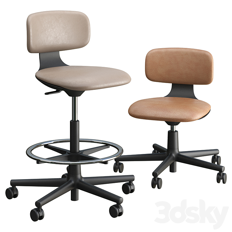 Vitra Rookie Chairs Office furniture 3D model
