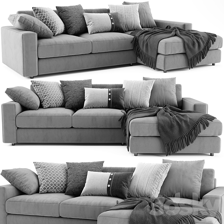 West elm online urban chaise