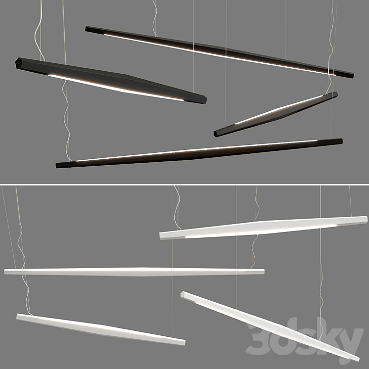 Panzeri - Viisi - Pendant light - 3D model