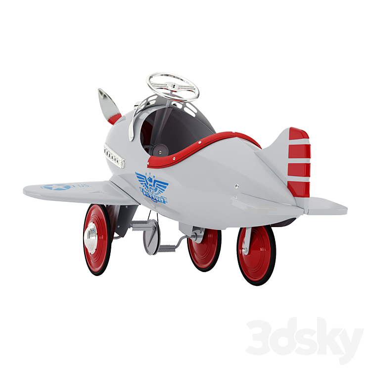 Pursuit plane shop pedal car