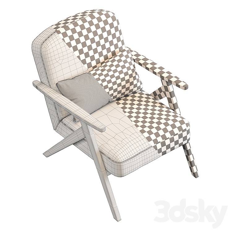 Jysk Sadderup armchair Arm chair 3D model