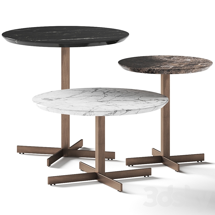 Xam Xo Brass Coffee Tables Table 3D model