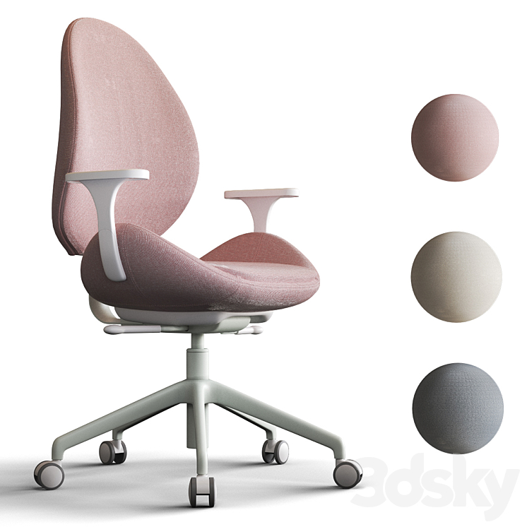 IKEA HATTEFJ LL Office furniture 3D model