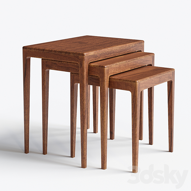 Wooden tables ZARA HOME Table 3D model