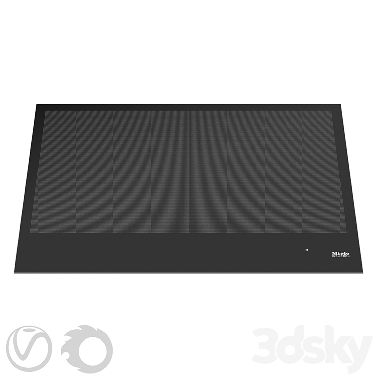 Electric induction hob MIELE KM 7678 FL 800 mm Kitchen appliance 3D model