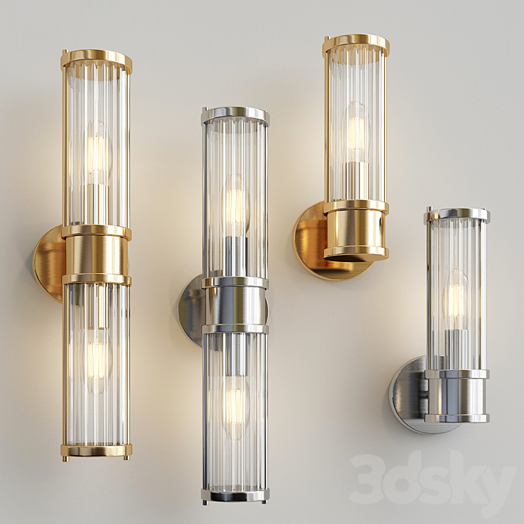 Eichholtz Claridges Wall Lamp Collection - Wall light - 3D model