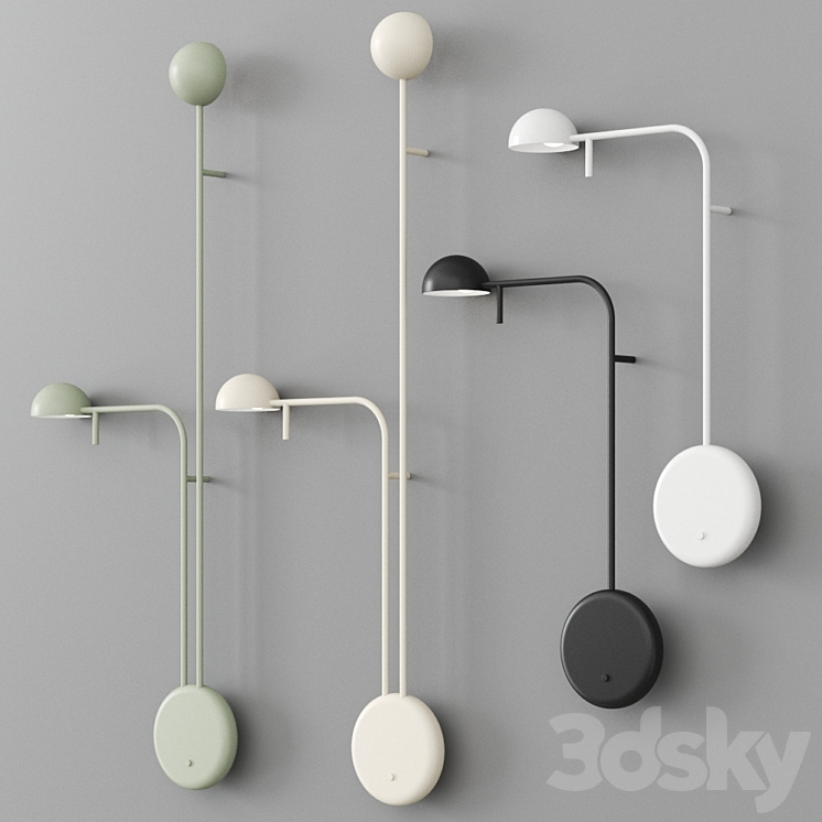 Pin by Vibia Wall Lamp Sconce Wall light 3D model