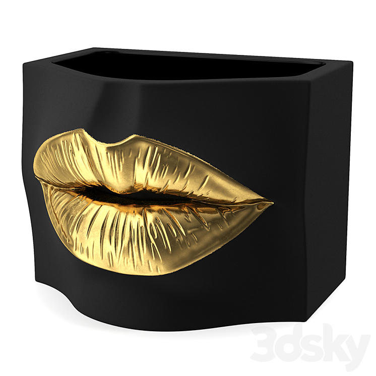 vase Lips Vase 3D model
