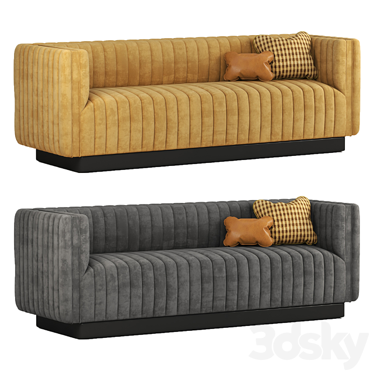 The Squish Sectional + Ottoman
