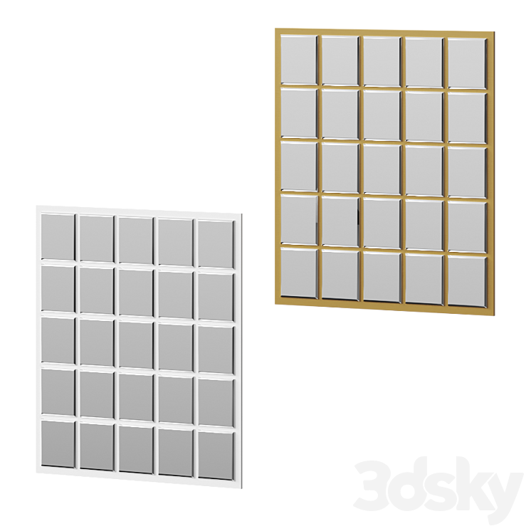 Nalston mirror by birch lane Mirror 3D model