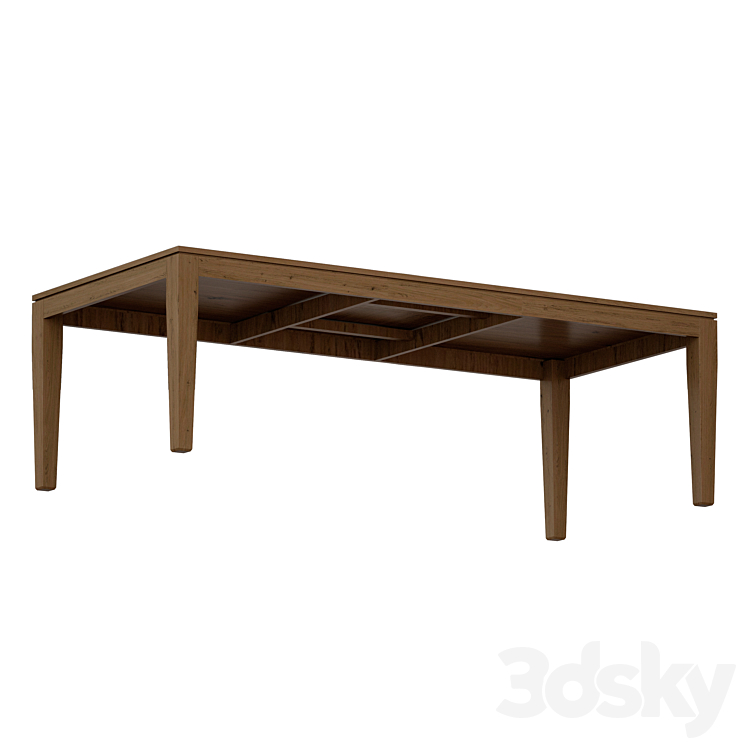 Morris ash grey reclaimed wood extension dining clearance table