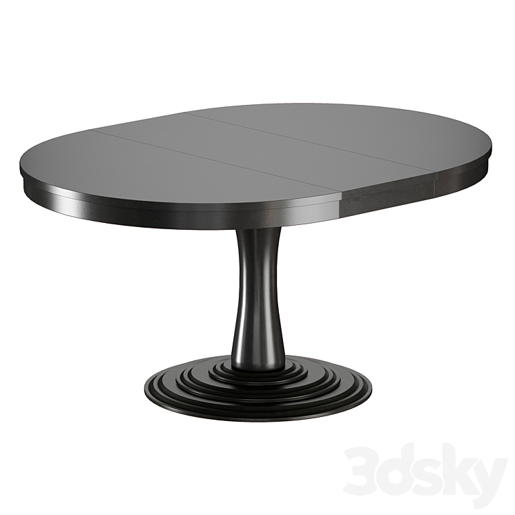 Round 45. Круглый разборной обеденый стол Aniston White 45" Round Extension Dining Table (Crate and Barrel).. Bond Round Extension Dining Table. Table open close.