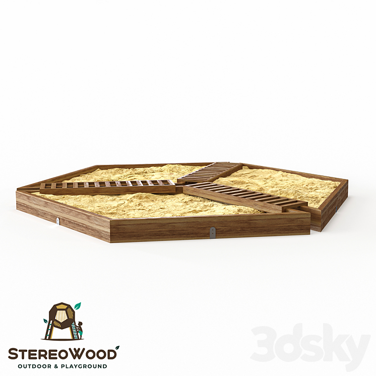 Pesochnica - Playground - 3D model