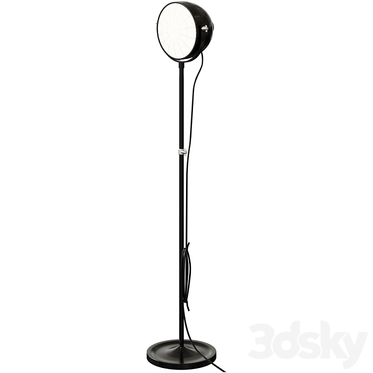SVARTNORA SVARTNORA floor lamp, black Floor lamp 3D model