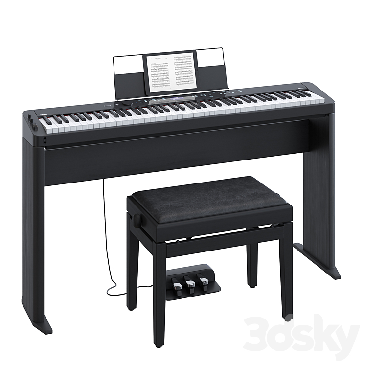Casio PX S3000 Musical instrument 3D model