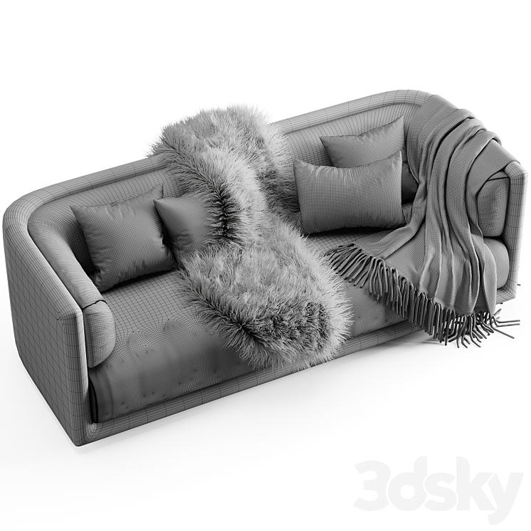 Sonrad by fendi casa sofa Sofa 3D model