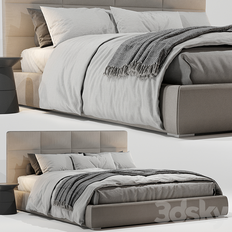 Rh Modena Bed Restoration Hardware Modena Bed Bed 3D model