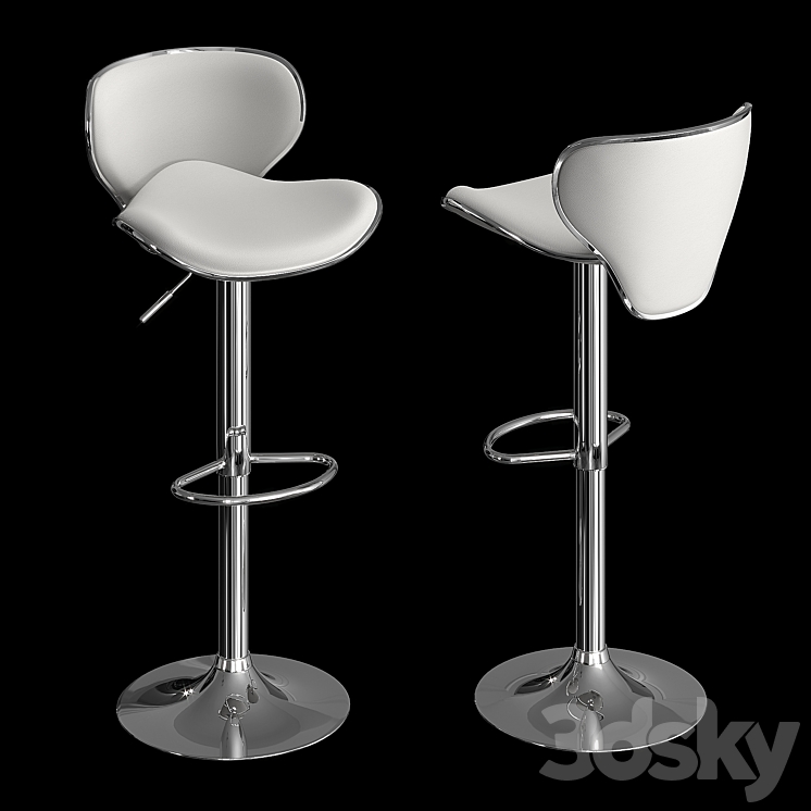 Bar stool Alton Chair 3D model