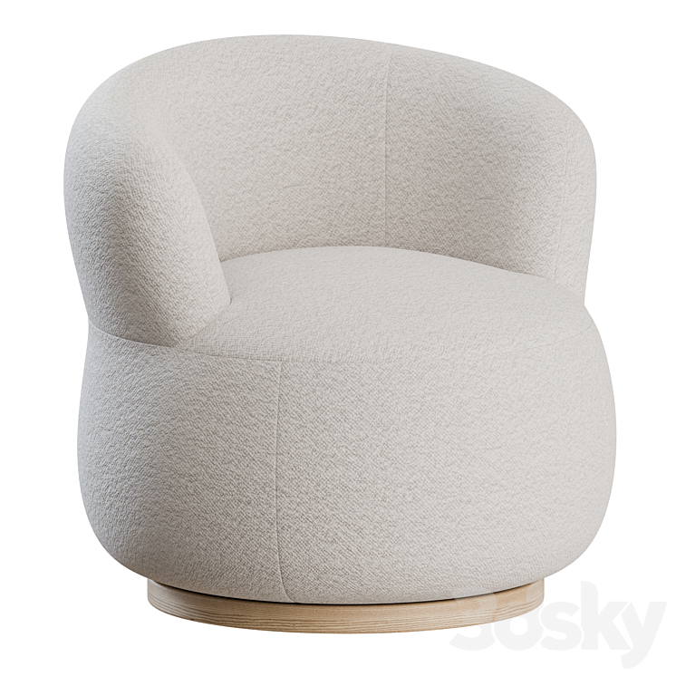 Joy armchair by jardan Arm chair 3D model