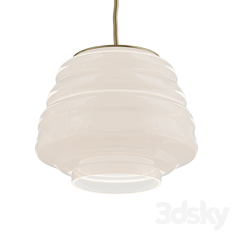 Milk glass hive clearance pendant