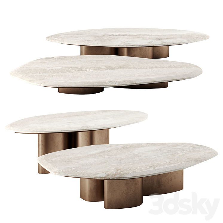 Ragali coffee tables by Roberto Cavalli Home - Table - 3D model