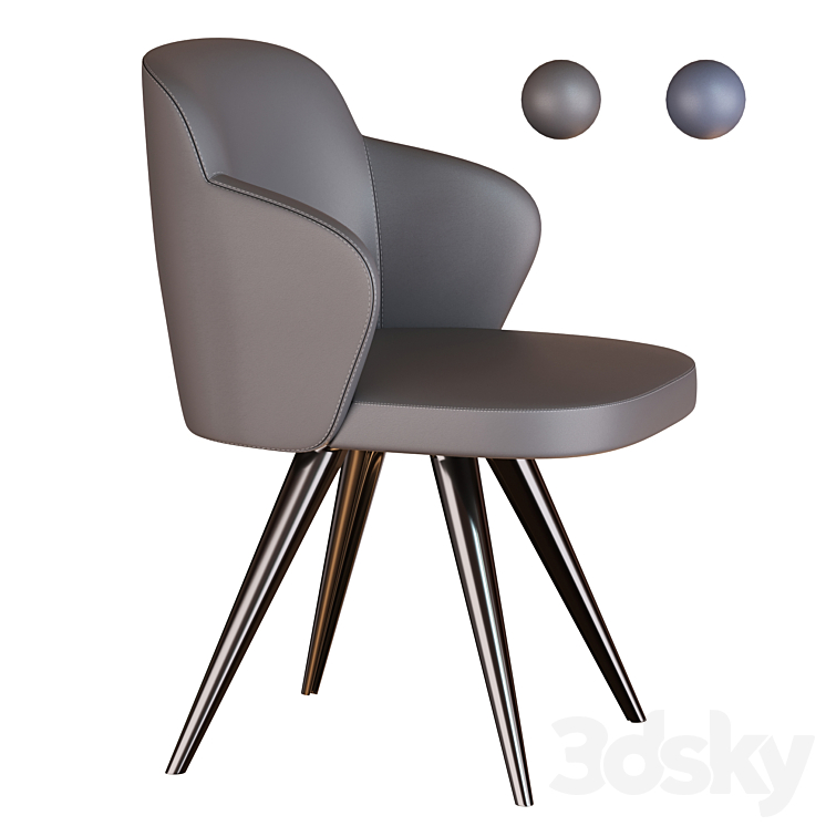 leslie little chair Chair 3D model