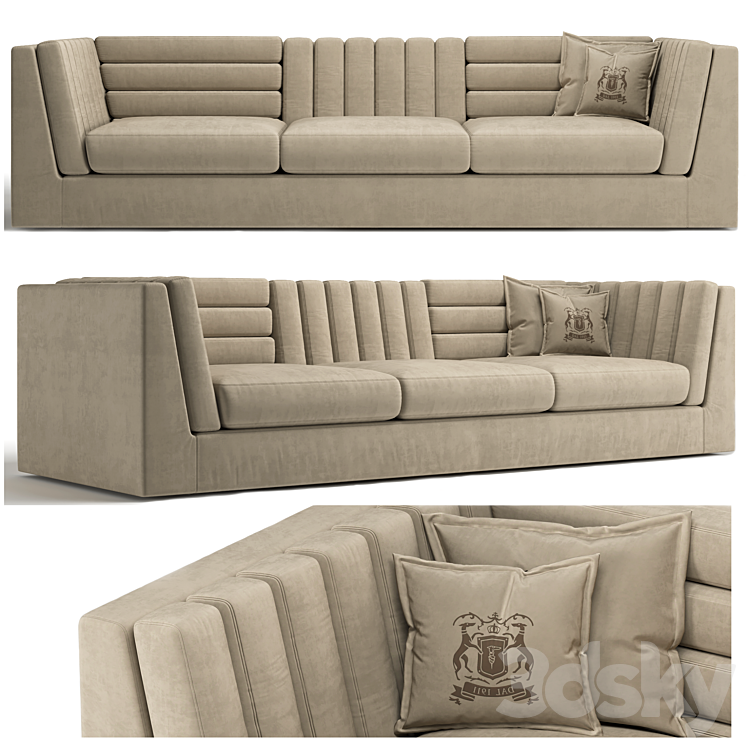 RELIEF sofa - TRUSSARDI - Sofa - 3D model
