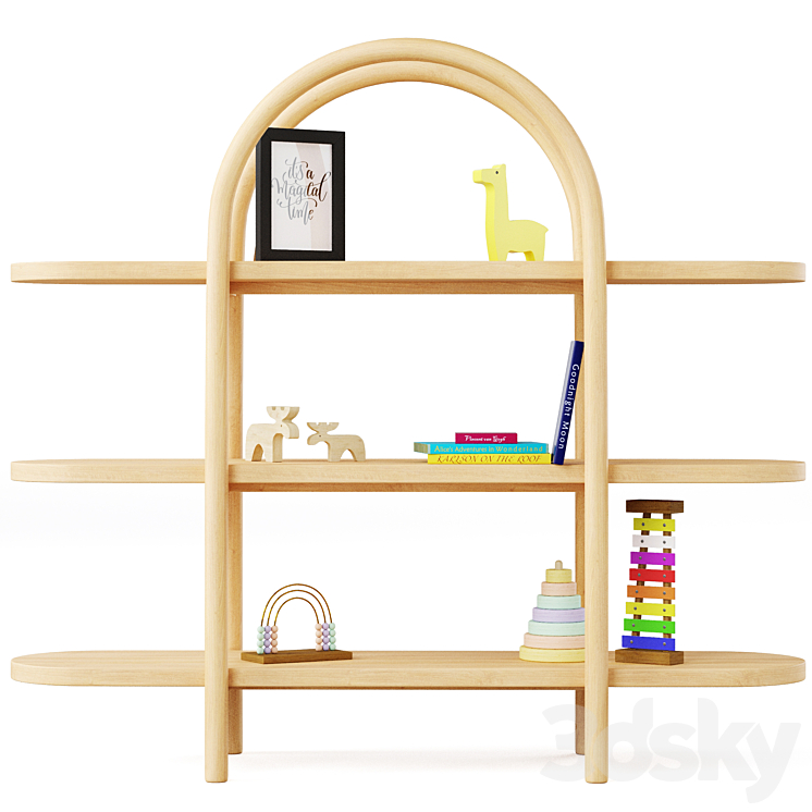 Dolly natural online tall bookcase