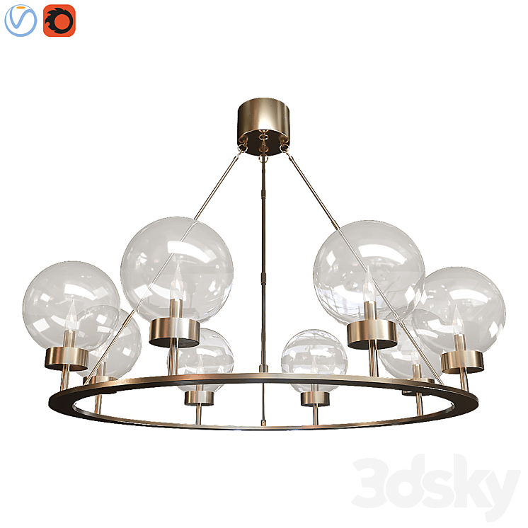 Maisie discount round chandelier