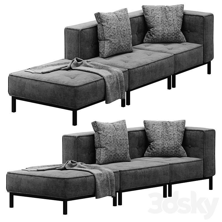 Pottery barn cushy sectional deals