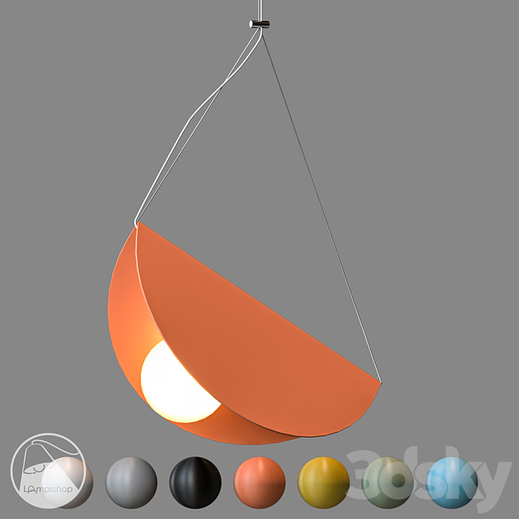 LampsShop.ru PDL2133 Pendant Ductile Disk - Pendant light - 3D model