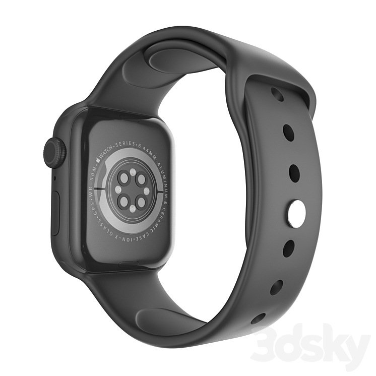Series 6 space best sale aluminum case 44mm