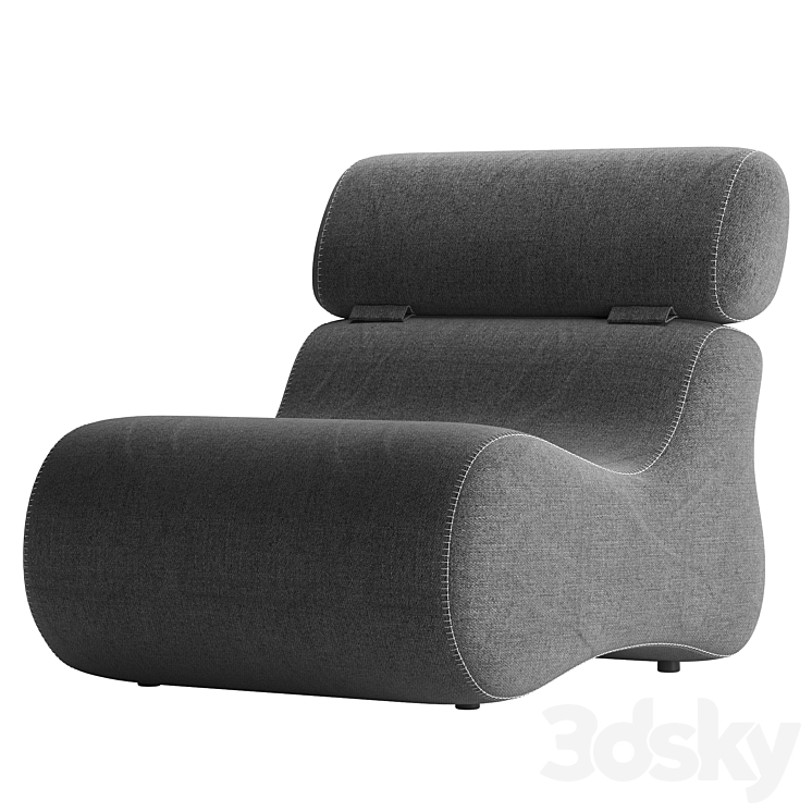 Armchair CLUB by LA FORMA - Arm chair - 3D model