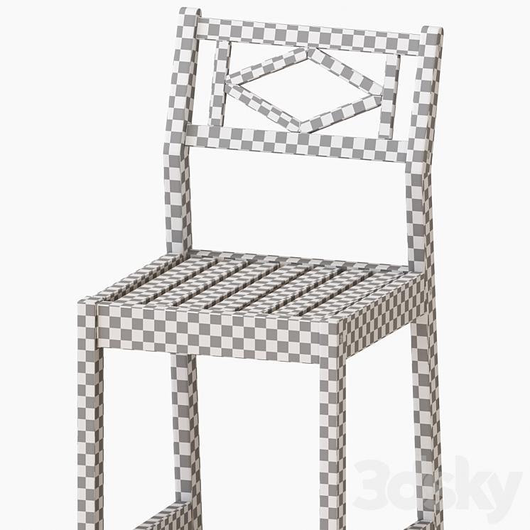 IKEA BONDHOLMEN bar table and chairs set Table + Chair 3D model