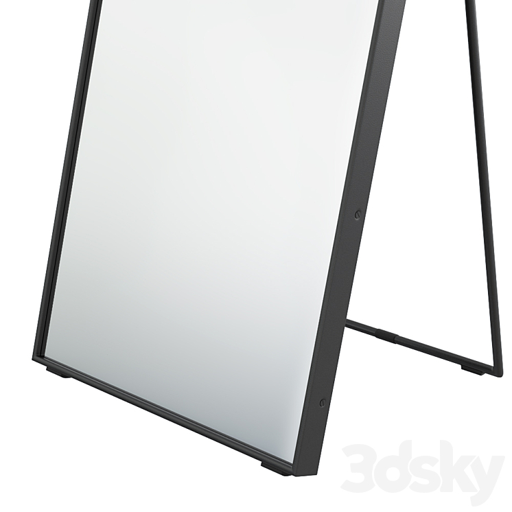 Rejuvenation metal framed Easel floor mirror Mirror 3D model
